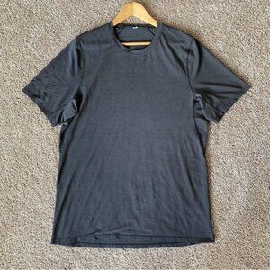 Lululemon Short Sleeve Crew Neck T Shirt Mens L Dark Gray